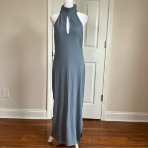 NWT. WAYF Sleeveless Turtleneck Knit Midi Dress