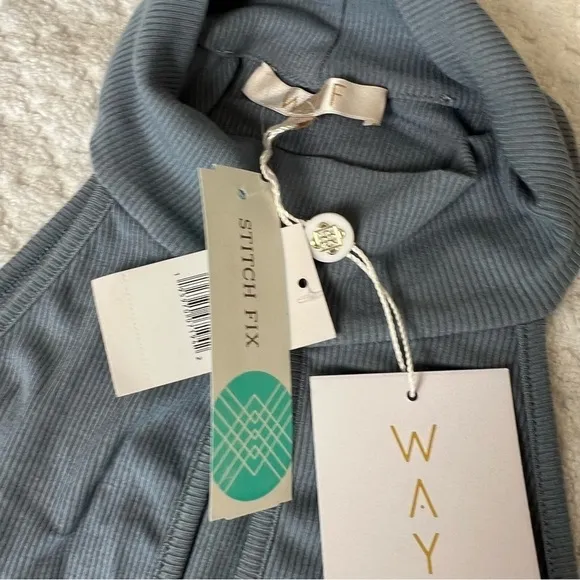 NWT. WAYF Sleeveless Turtleneck Knit Midi Dress