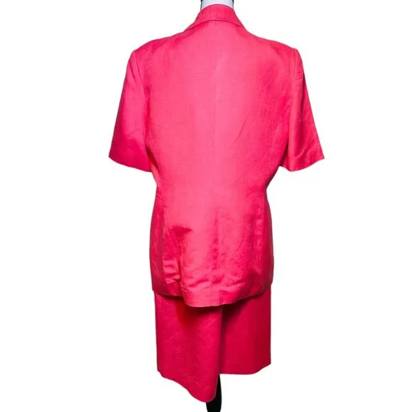 Oleg Cassini Linen Suit