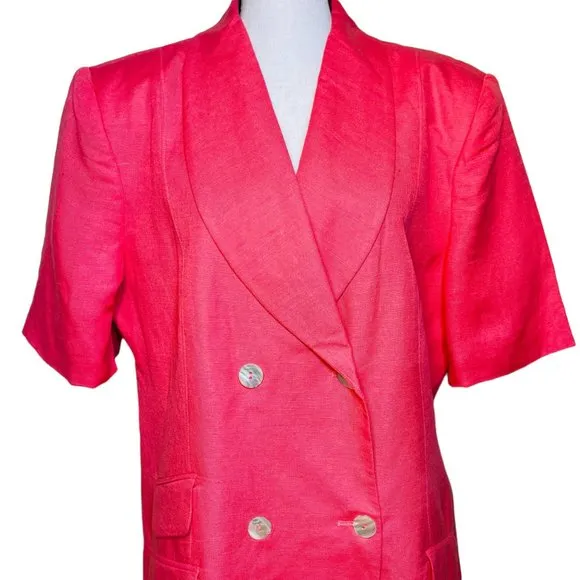 Oleg Cassini Linen Suit