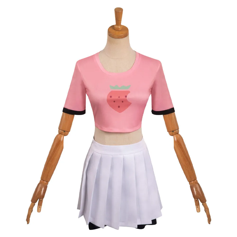 Oshi no Ko My Idol's Child Hoshino Rubii Pink Strawberry Cosplay Costume Halloween Carnival Suit