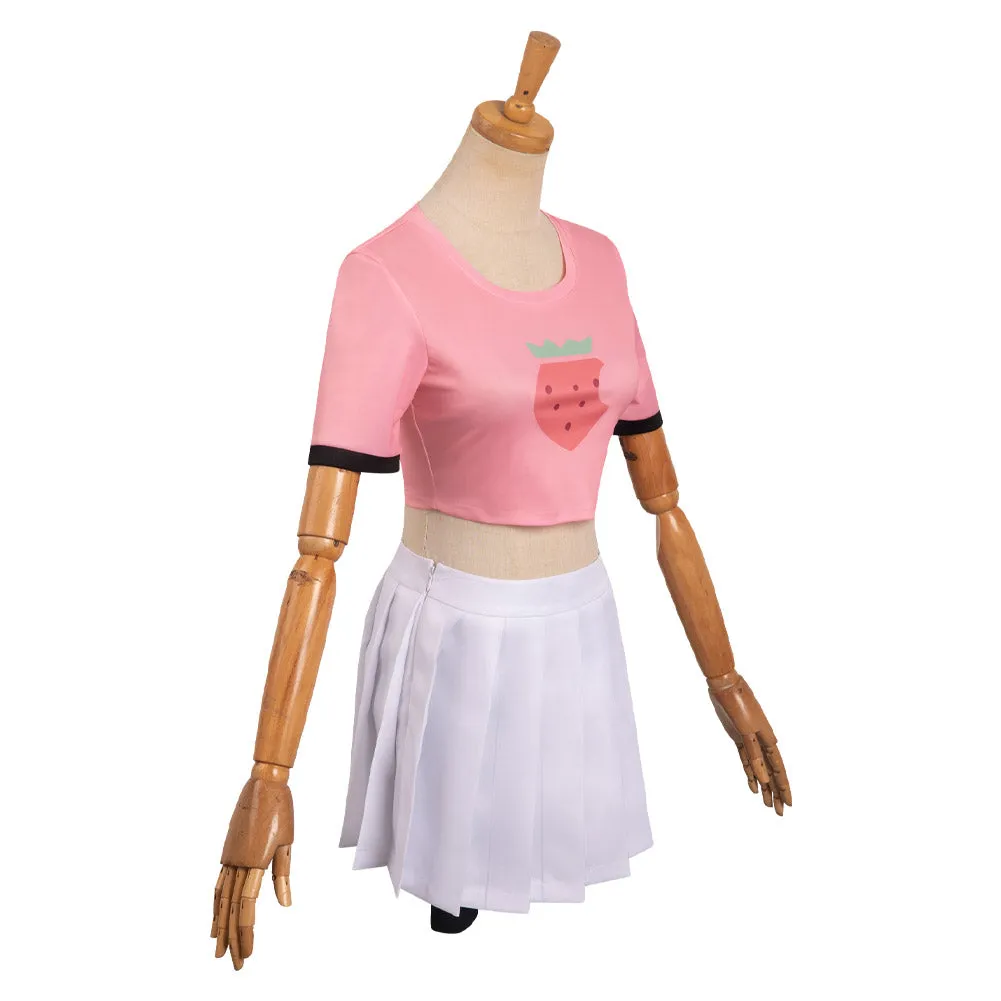 Oshi no Ko My Idol's Child Hoshino Rubii Pink Strawberry Cosplay Costume Halloween Carnival Suit