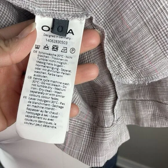 OSKA Linen Lagenlook Oversized Lightweight Jacket Size 0 Fits Like A S/M