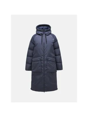 Płaszcz puchowy Peak Performance W Stella Coat niebieski