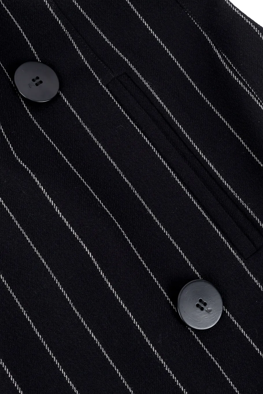 Pinstripe Double Breasted Blazer Dress