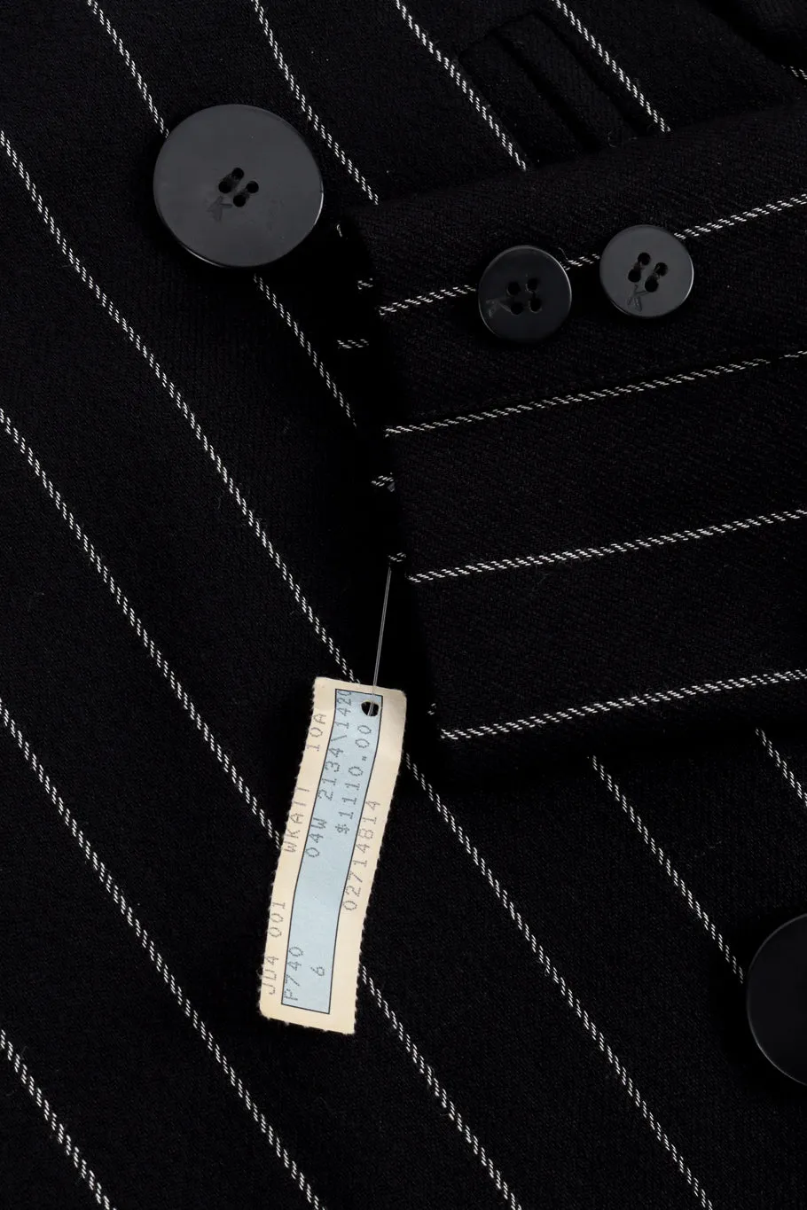 Pinstripe Double Breasted Blazer Dress