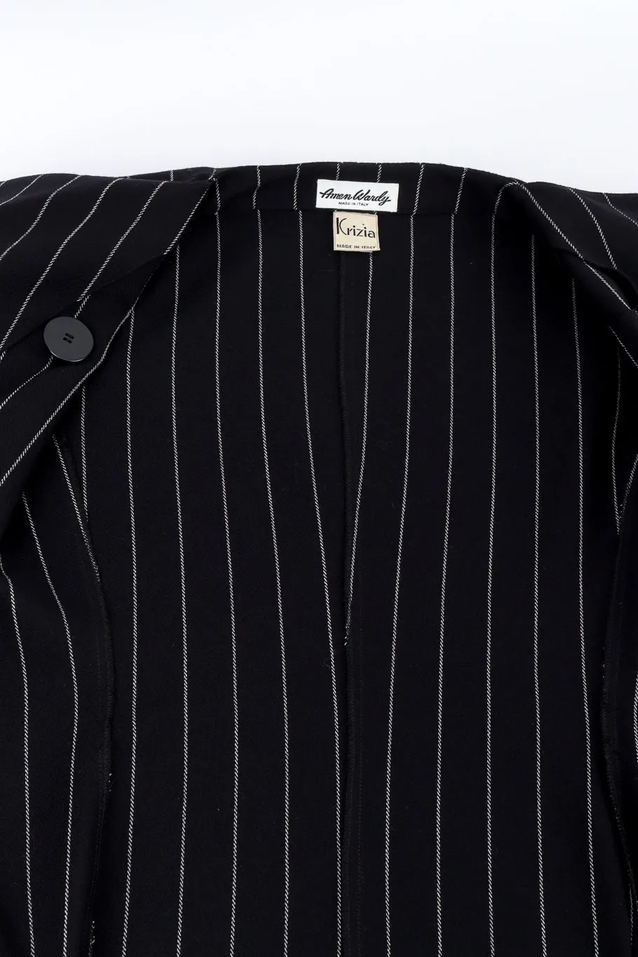 Pinstripe Double Breasted Blazer Dress