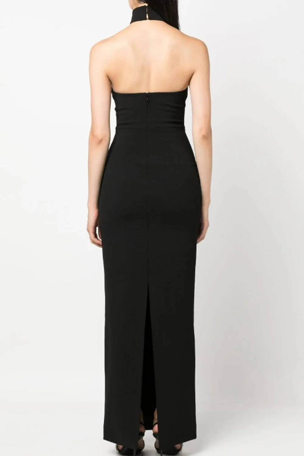 Plume Black Dress