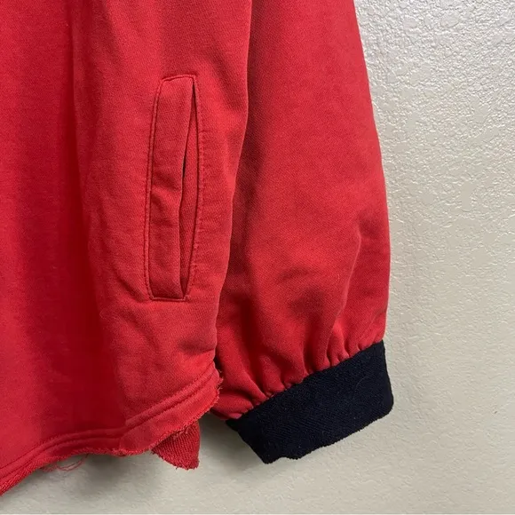 POL French Terry Oversized Button Up Shacket