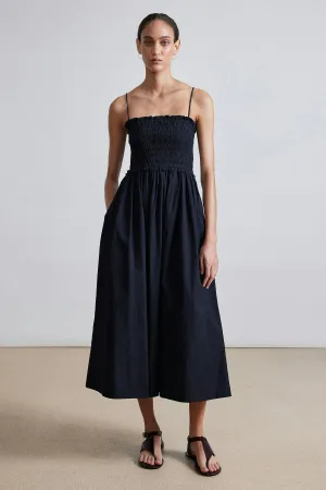 Porta Smocked Spaghetti Dress