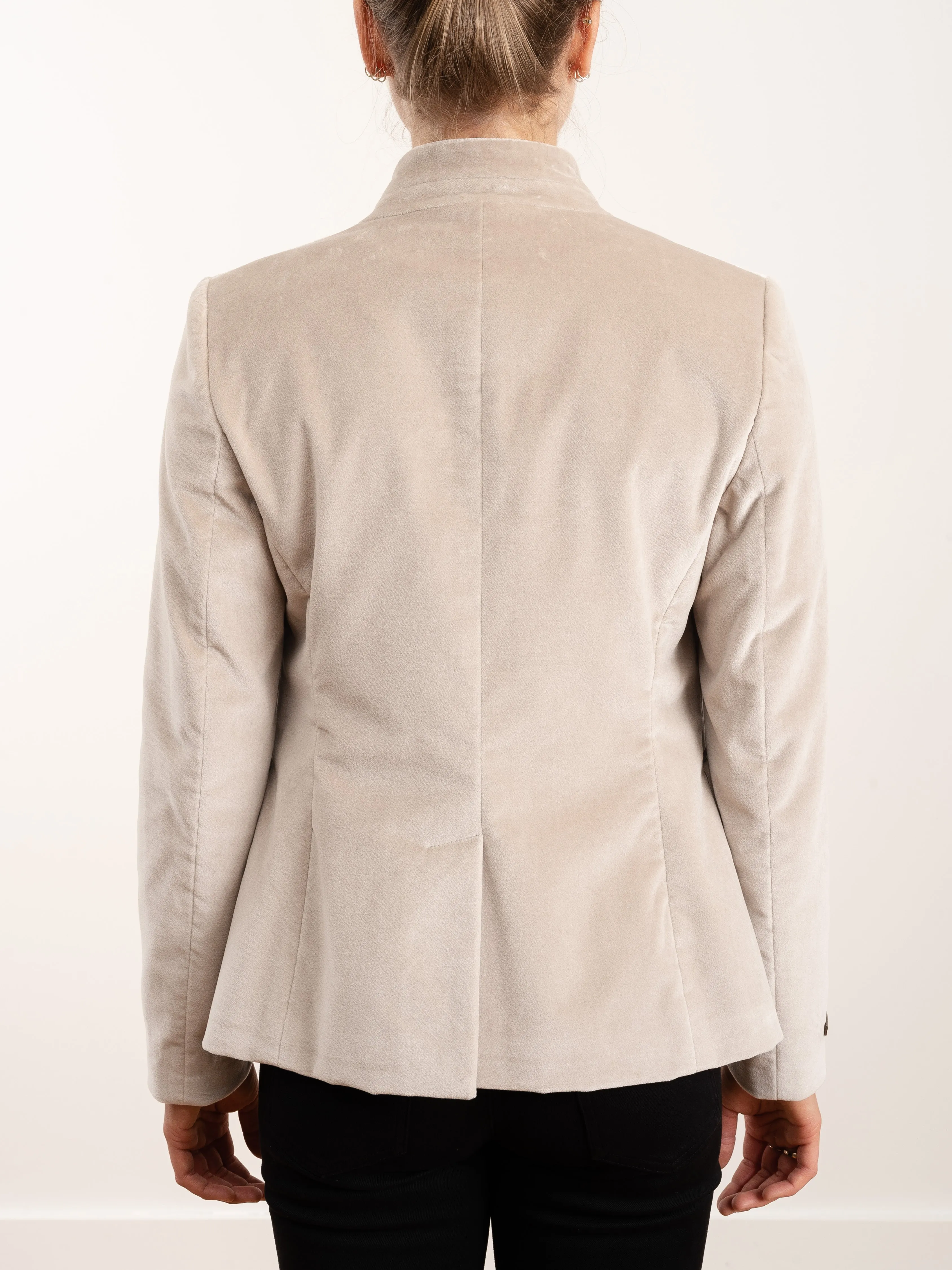 puddy velvor jacket - rose