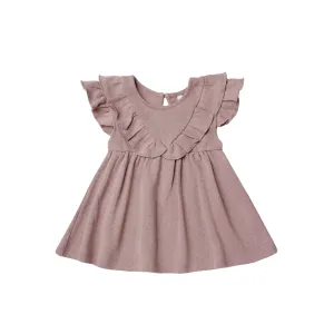 Quincy Mae Sleeveless Ruffle V Dress - Lilac