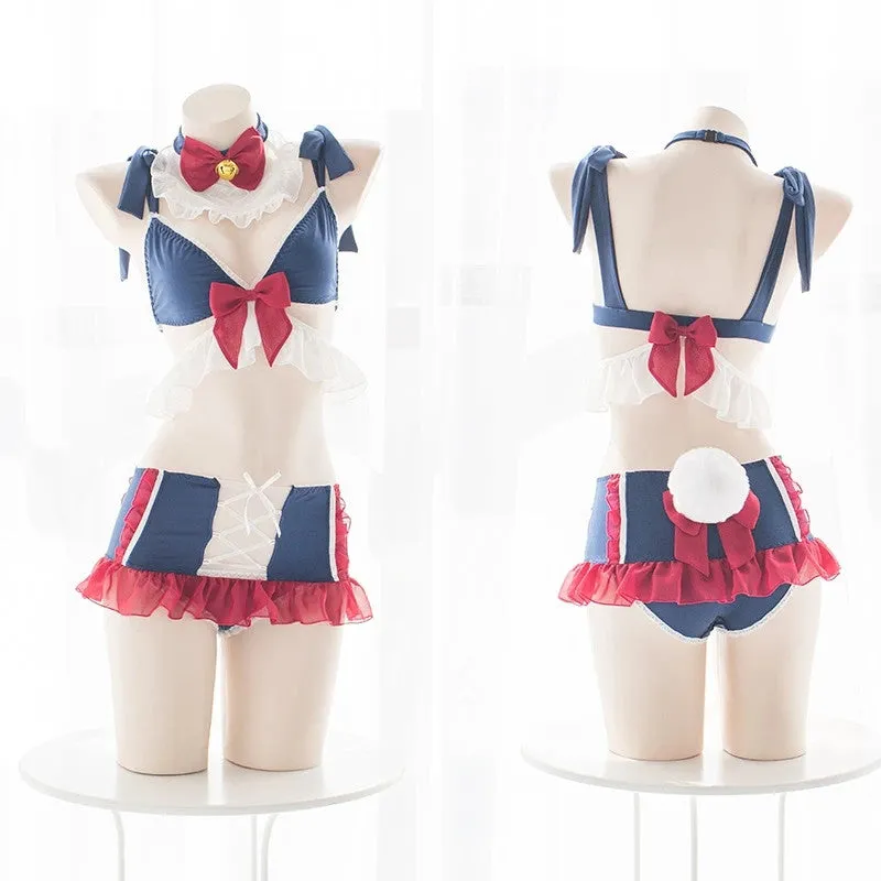 "CUTE BOW TIE RABBIT" MAID SUIT Y042115