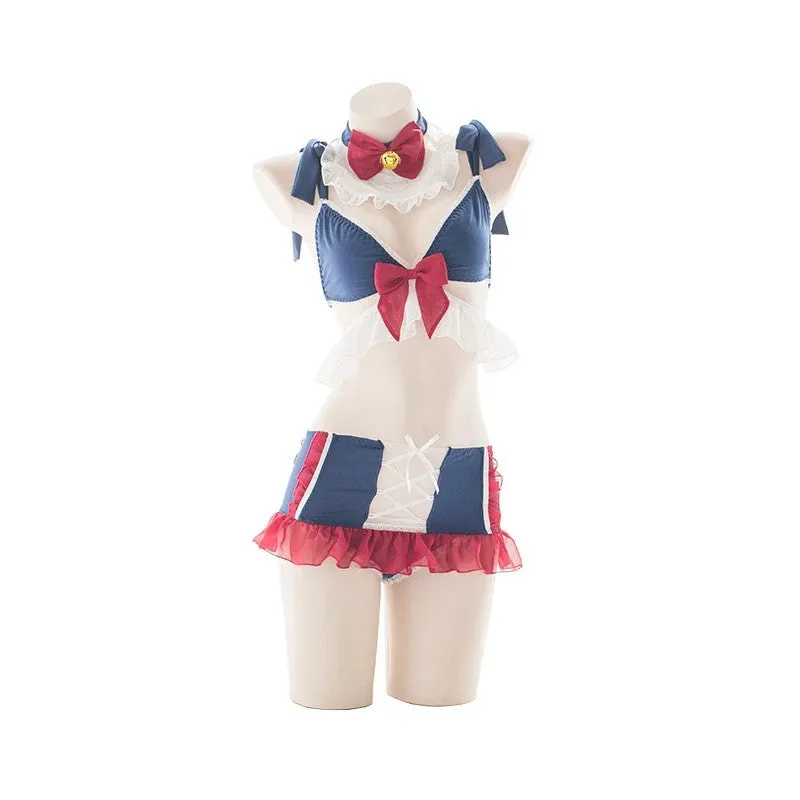 "CUTE BOW TIE RABBIT" MAID SUIT Y042115