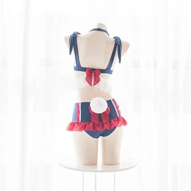 "CUTE BOW TIE RABBIT" MAID SUIT Y042115