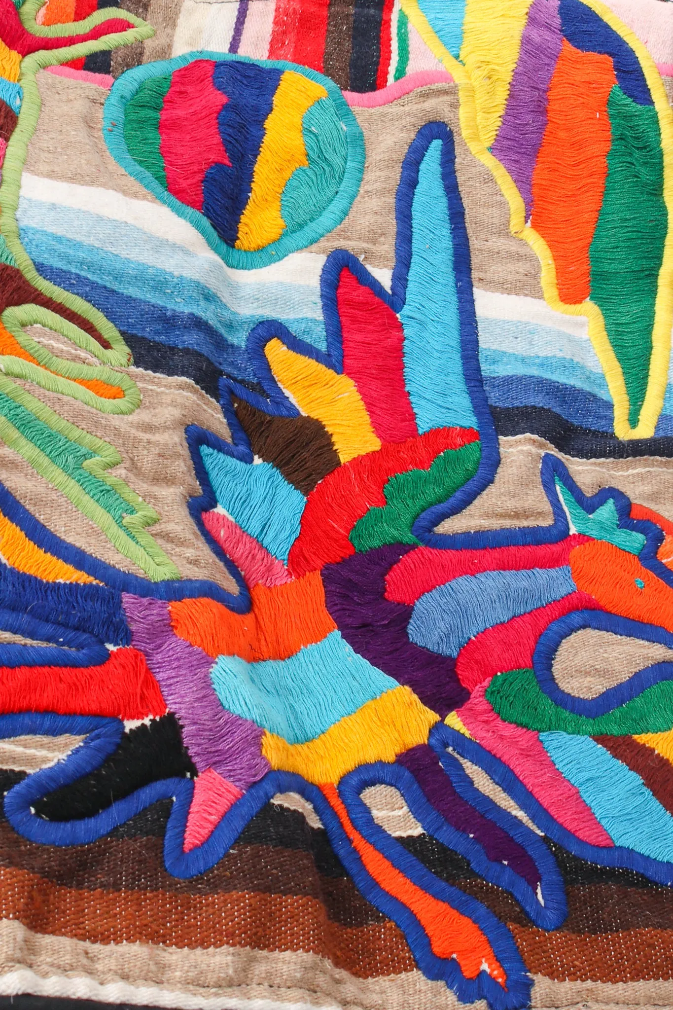 Rainbow Desert Animal Cropped Jacket