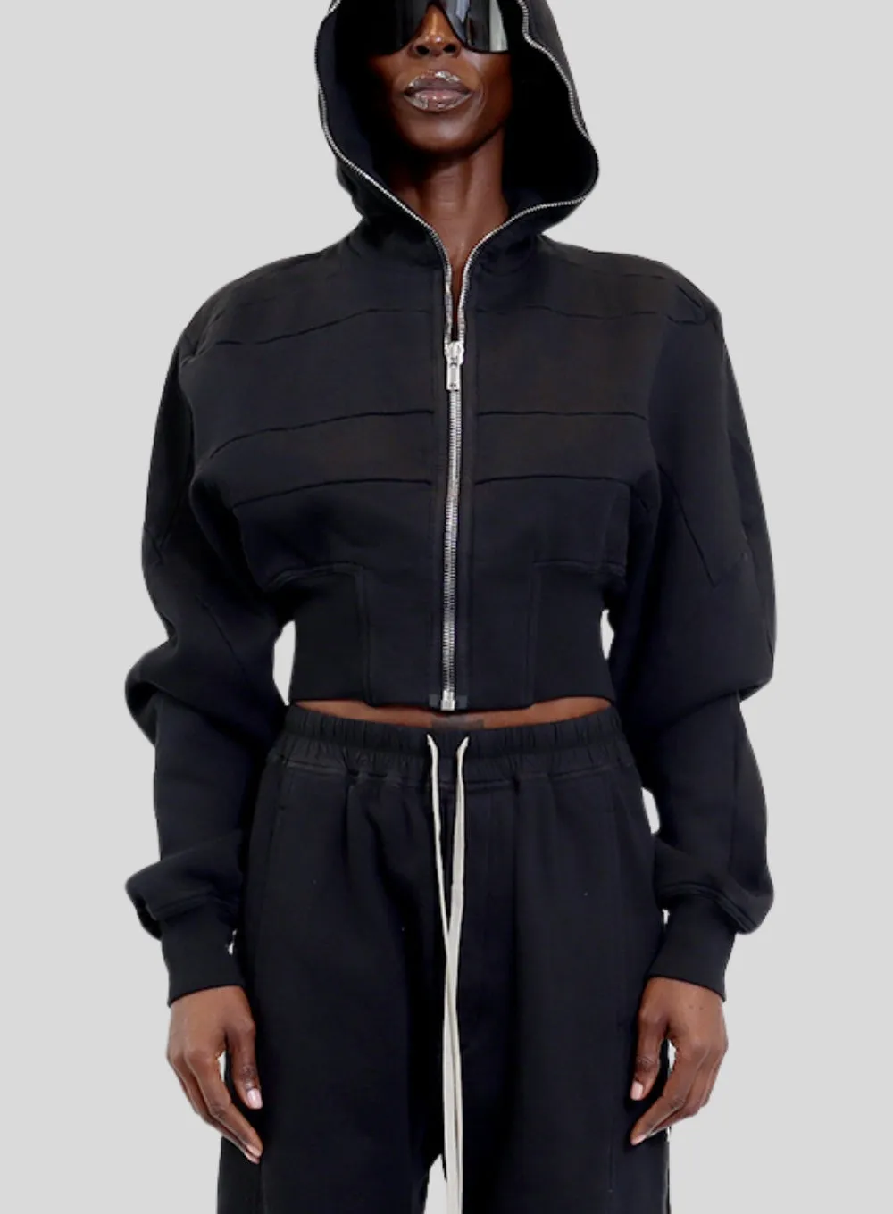 RICK OWENS DRKSHDW | Collage Gimp Hoodie