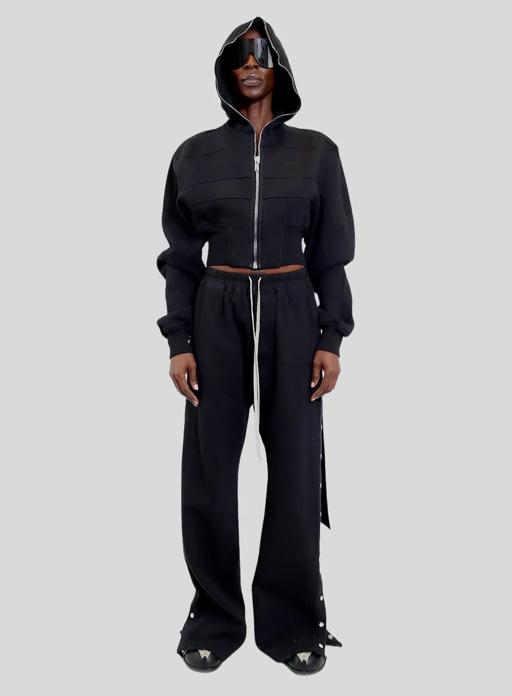 RICK OWENS DRKSHDW | Collage Gimp Hoodie
