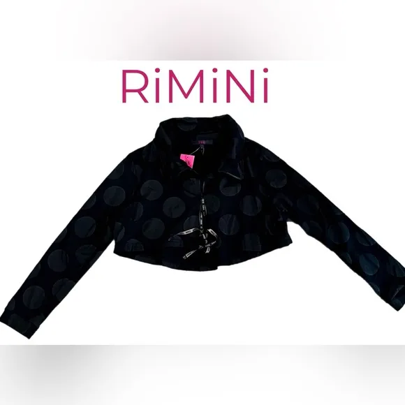 RiMiNi cropped zip up jacket