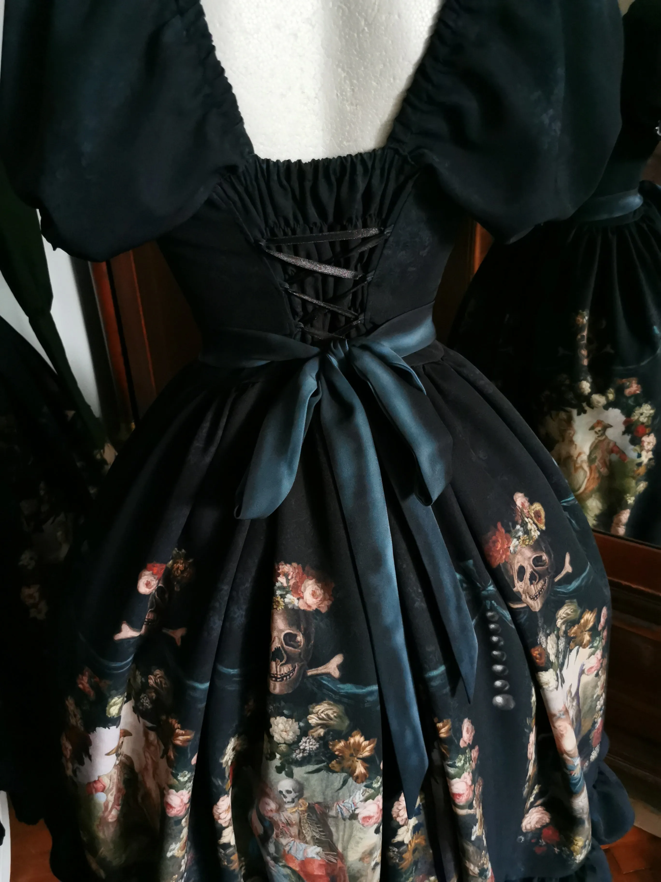 Rococo Dance Macabre Dress Special - (Black, blue , pink)