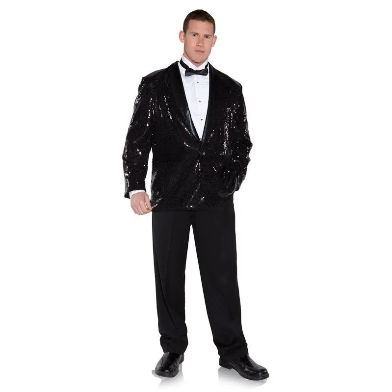 Sequin Jacket Black (Uw)