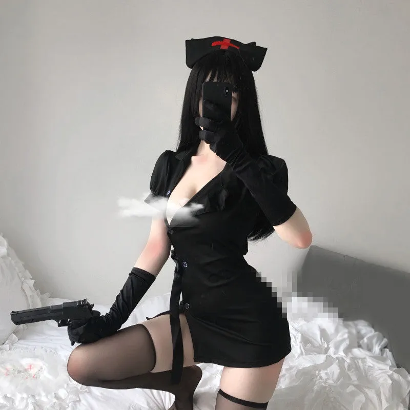 Sexy nurse suit short skirt suit YC21891