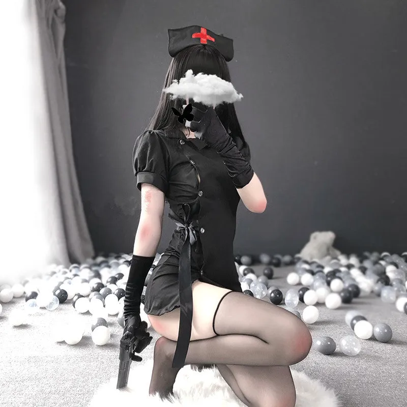 Sexy nurse suit short skirt suit YC21891
