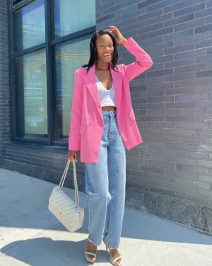 Single Breasted Oversized Blazer