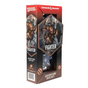 Sirius D&D Adventure Dice - Fighter - Blue
