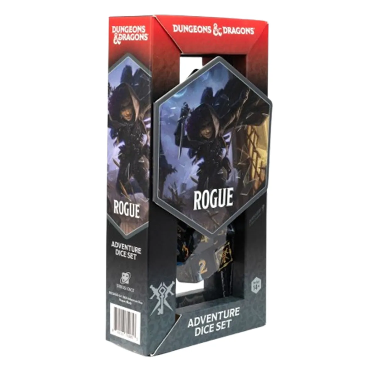 Sirius D&D Adventure Dice - Rogue - Black