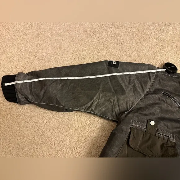SMALL Women’s BDG Spliced Bomber Jacket in Black