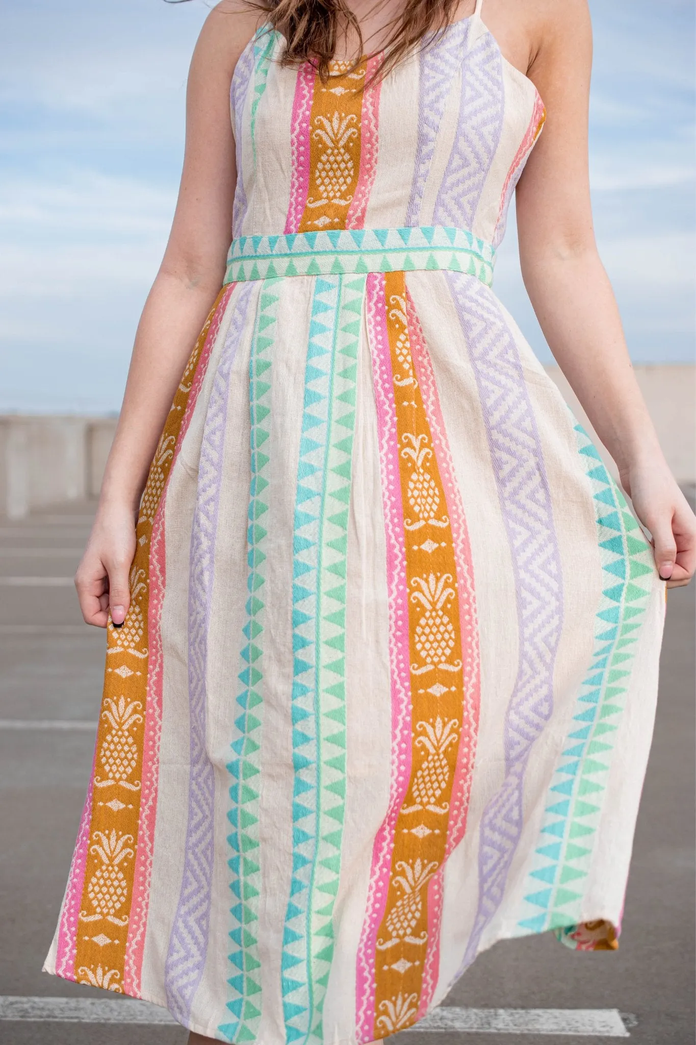 Sound of Spring Midi Dress
