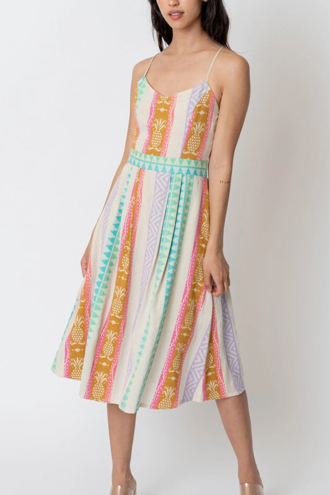 Sound of Spring Midi Dress