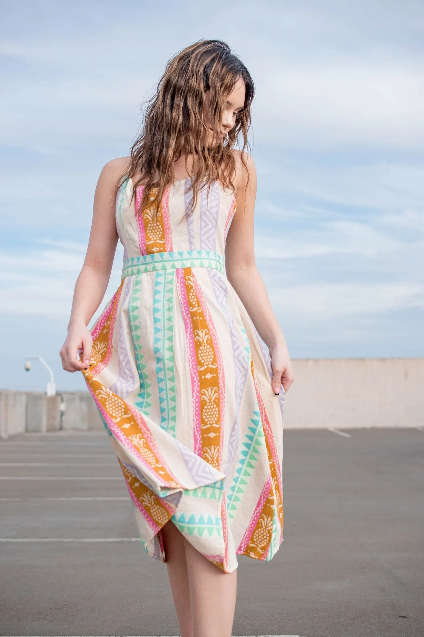Sound of Spring Midi Dress