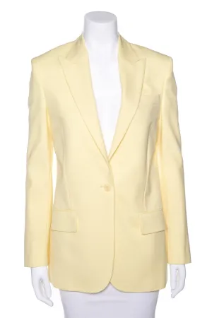 Stella McCartney Yellow Single Button Blazer SZ 34