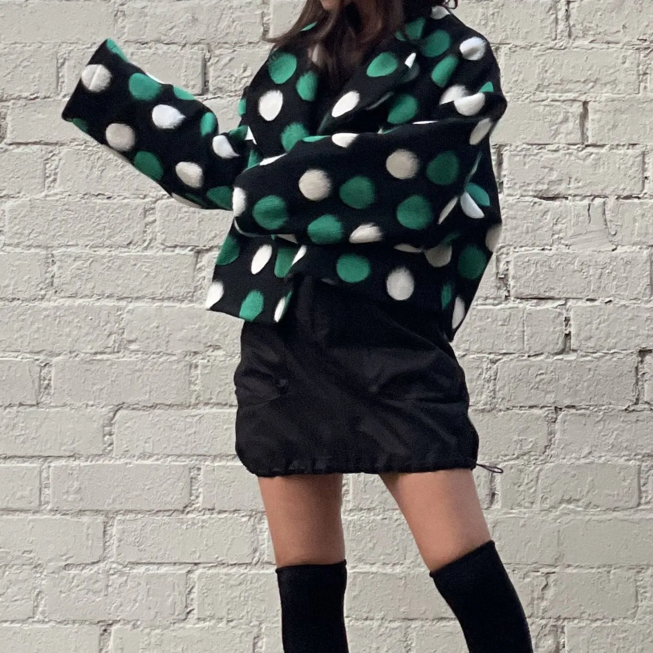 [STUDIO Collection] DOT Coat Black