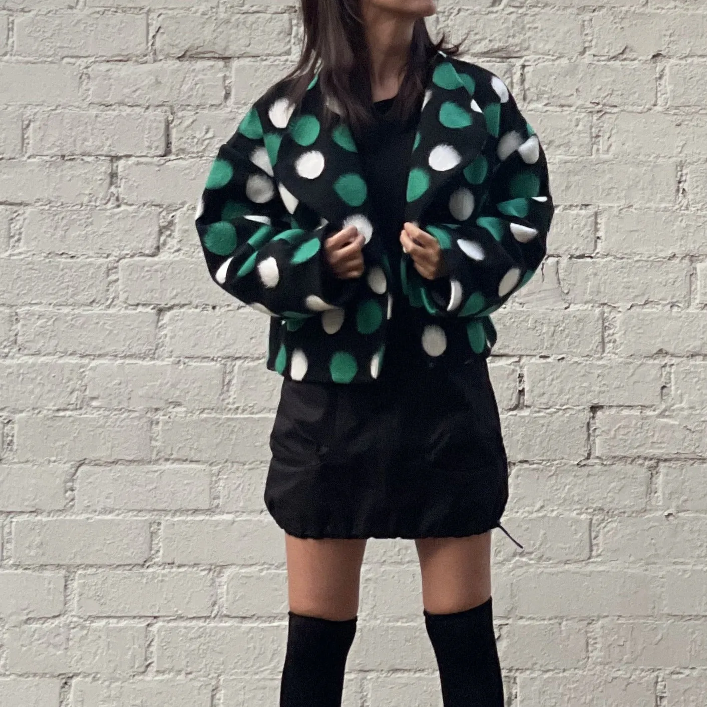 [STUDIO Collection] DOT Coat Black