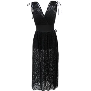 Summer Backless With Mesh Skirt Swimsuit