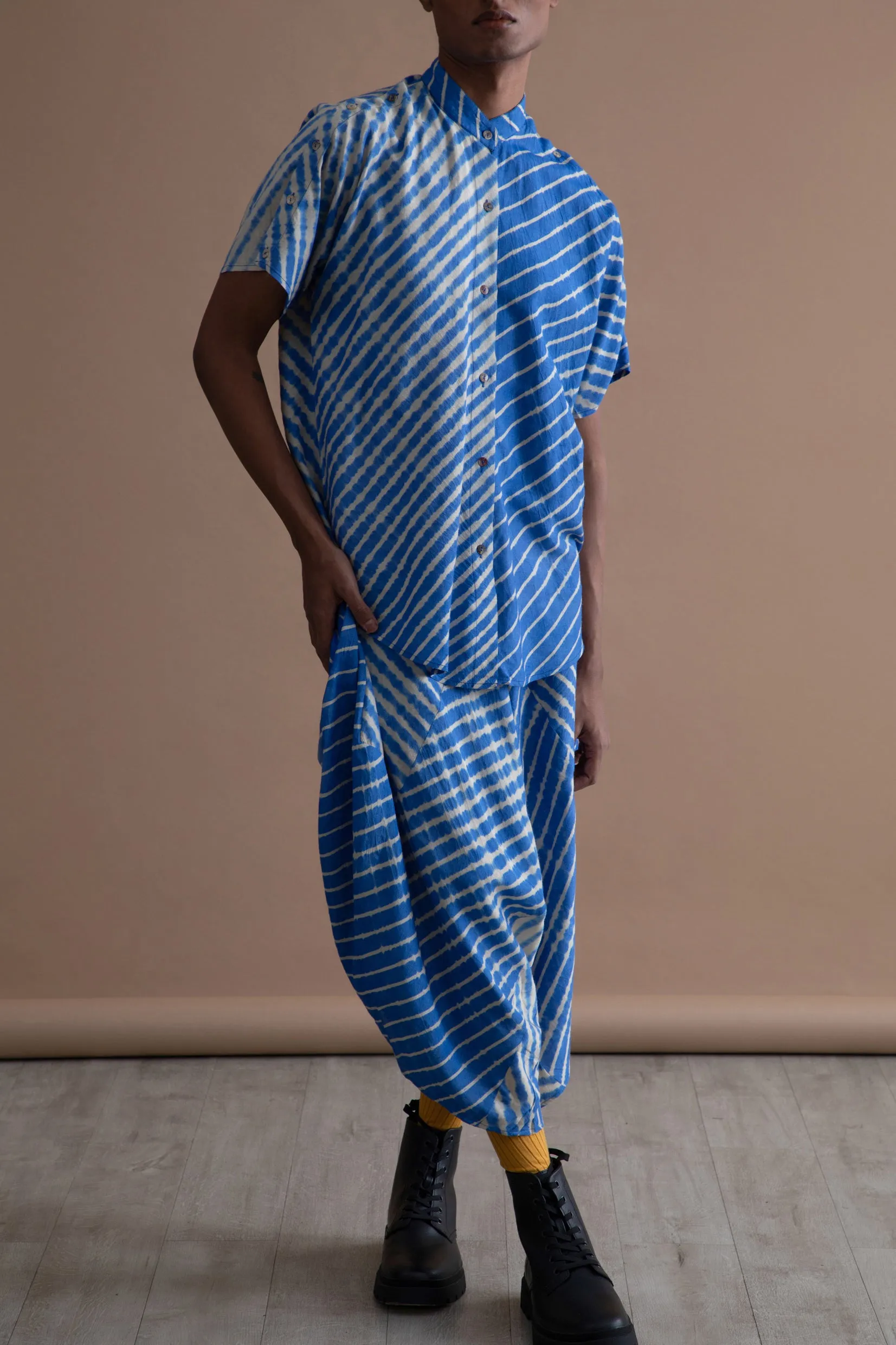 Summer Dhoti Denote Tussar Silk Fashion Edit Kai-21 Urvashi Kaur