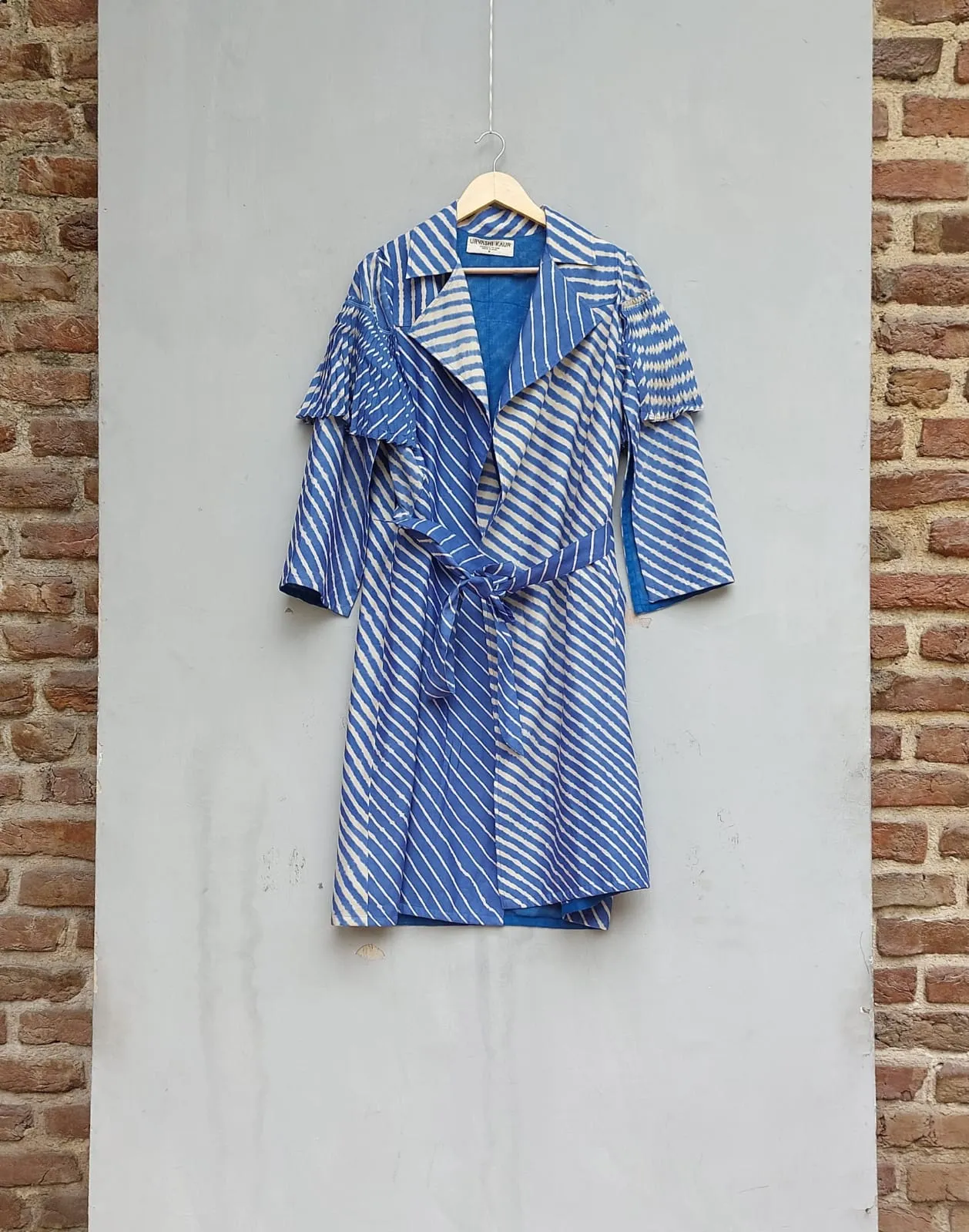 Summer Dress Fleur Trench Tussar Silk Fashion Edit Kai-05A Urvashi Kaur