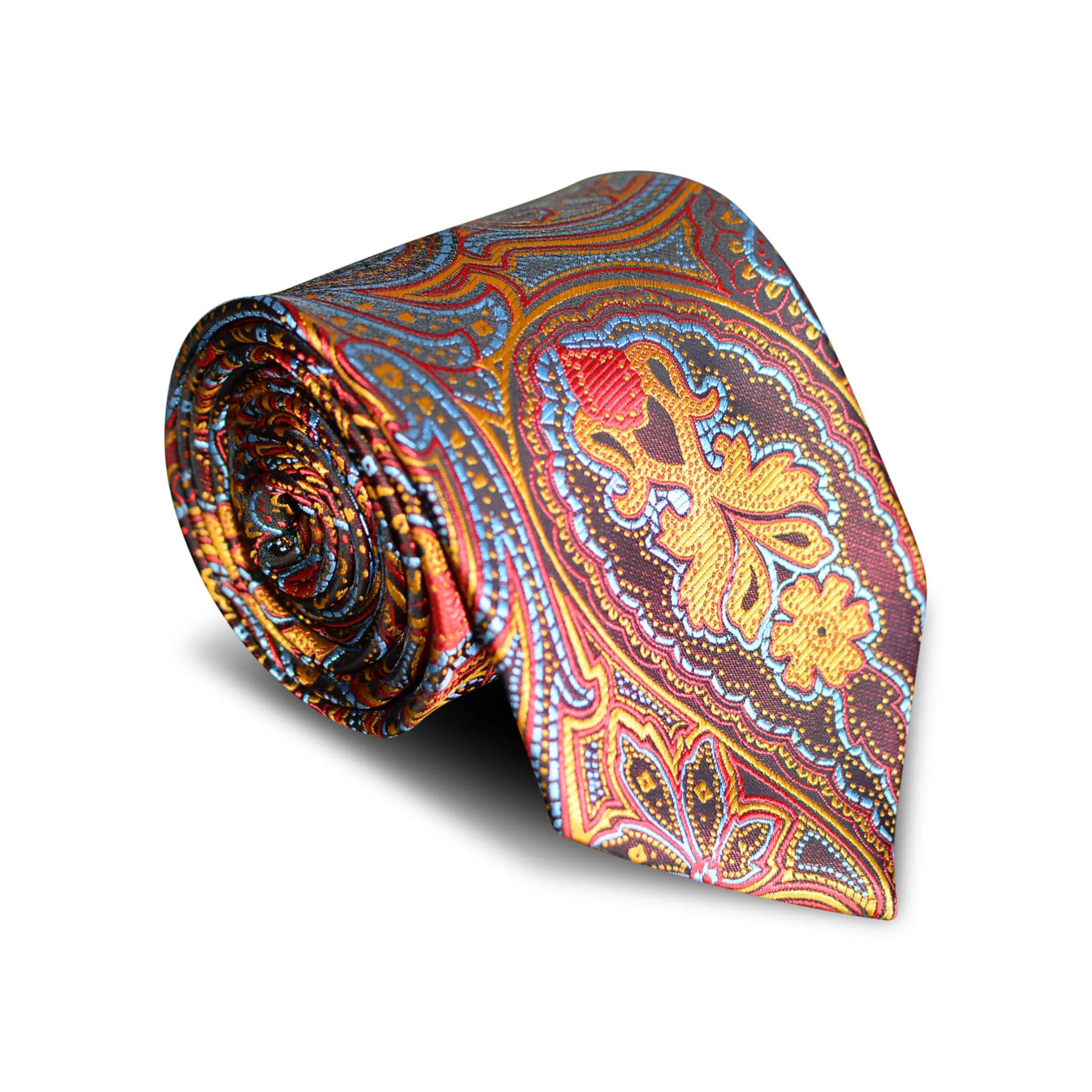 Sunshine Gold Paisley Tie