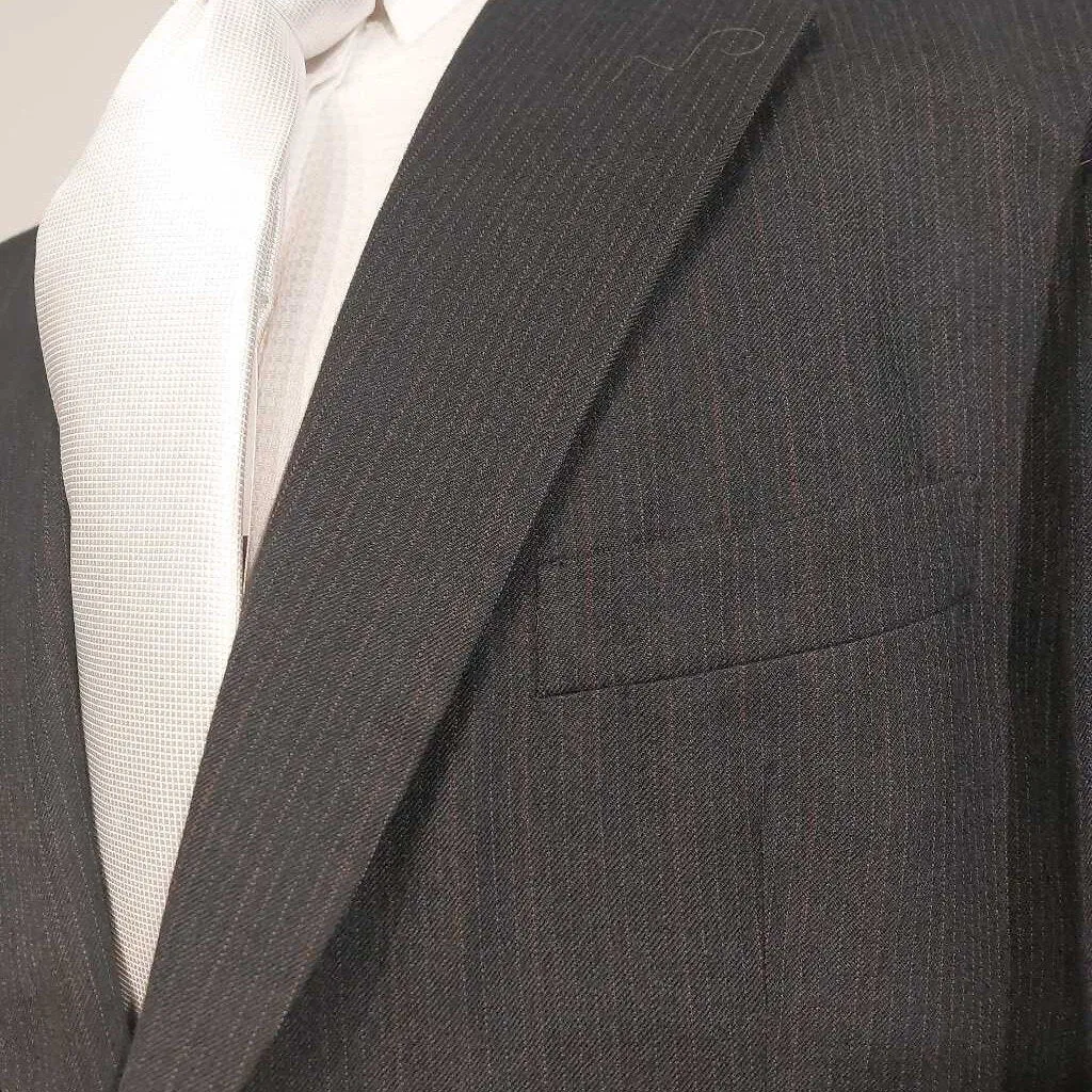 Tailored Sportsman Navy Stripe Mens 3 Piece Suit