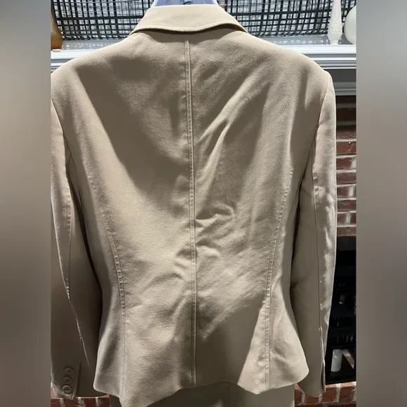 🔥TALBOTS 3 PIECE SUIT!Color:TAN,SIZE/10 Skirt, Pants &amp; Jacket Full Lined! Nice!