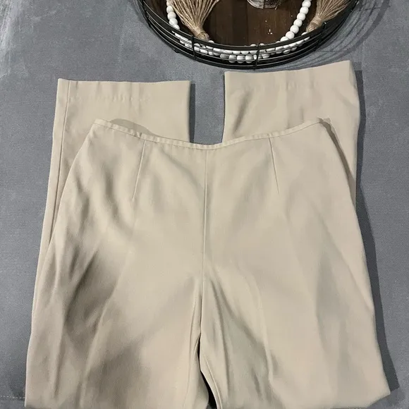 🔥TALBOTS 3 PIECE SUIT!Color:TAN,SIZE/10 Skirt, Pants &amp; Jacket Full Lined! Nice!