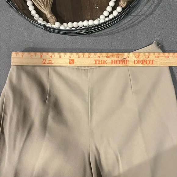 🔥TALBOTS 3 PIECE SUIT!Color:TAN,SIZE/10 Skirt, Pants &amp; Jacket Full Lined! Nice!