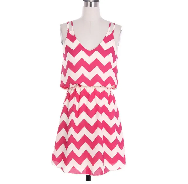 Tank Top Chevron Dress