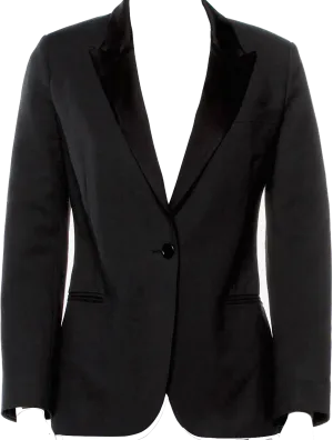 Ter et Bantine Paris. Black Cotton/Elastane Blazer