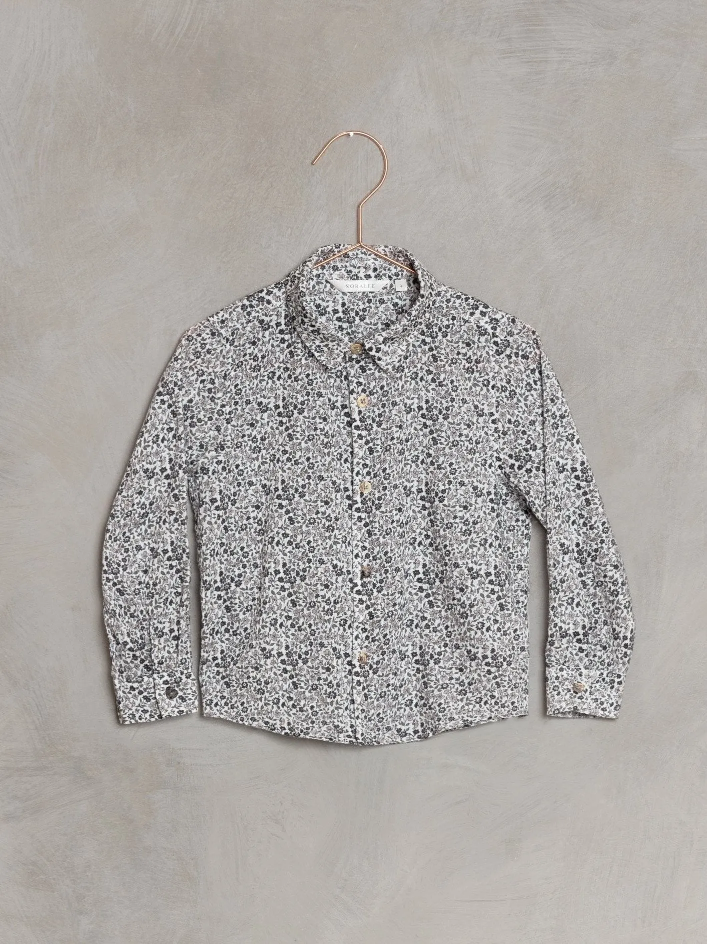 The Harrison Shirt by Noralee - Blue Floral - BABY