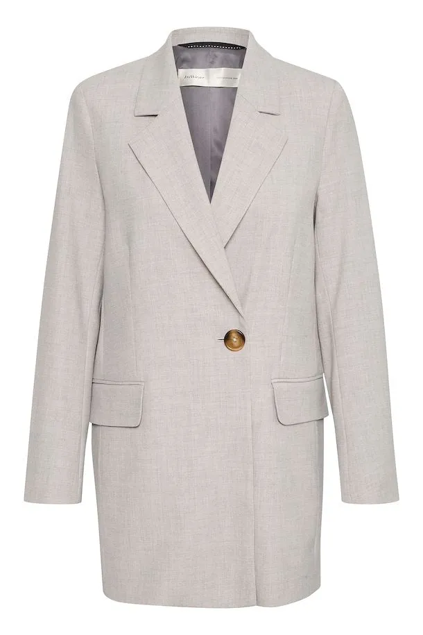 The Wadina Blazer by Inwear - Light Grey Melange - PLUS