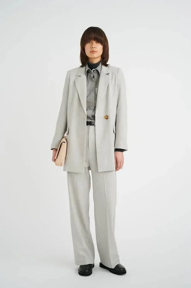 The Wadina Blazer by Inwear - Light Grey Melange - PLUS
